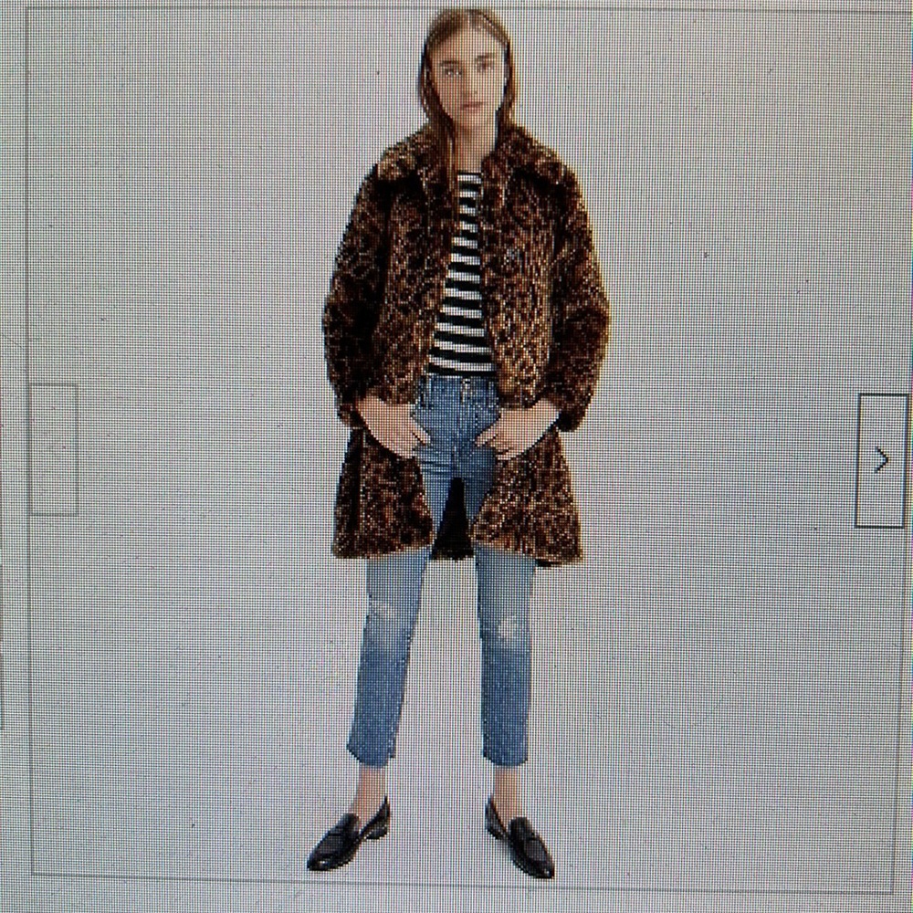 NWT RARE J Crew Faux Fur Leopard Print Jacket Size M “Sold Out Item”